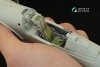 Quinta Studio QD32009 Mirage 2000C 3D-Printed & coloured Interior on decal paper (for Kitty Hawk kit) 1/32